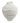 JARRON GRANDE DE PORCELANA 3D COLOR MARFIL